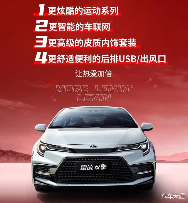 丰田雷凌▲2021款雷凌全系升级，这才是中级车标杆该有的样子