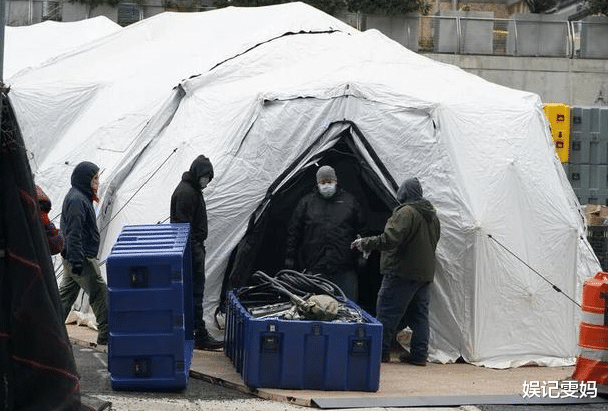 「美国」美国确诊数超10万居世界第一，赶工搭帐篷“太平间”，“大国”的技术？