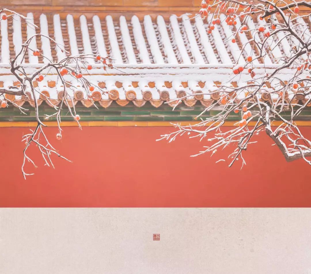 全网爆火的故宫雪景图和猫，是她拍下的。