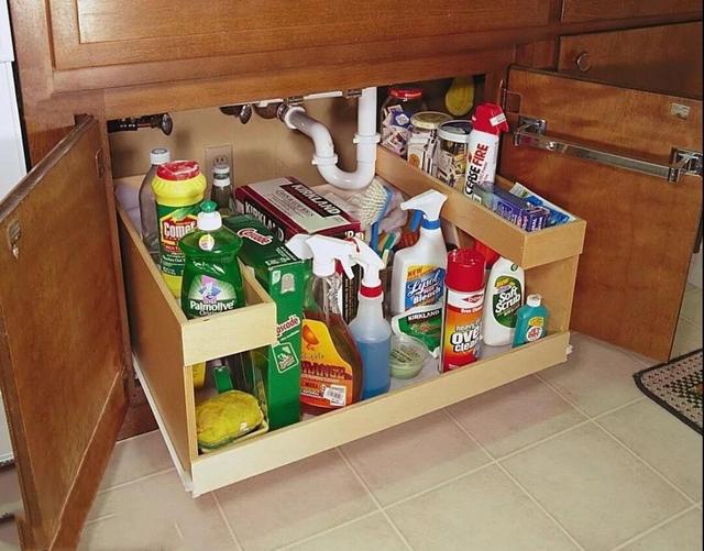 |水槽下面的空间竟然这么能装？真后悔没有早知道，4种方法超实用