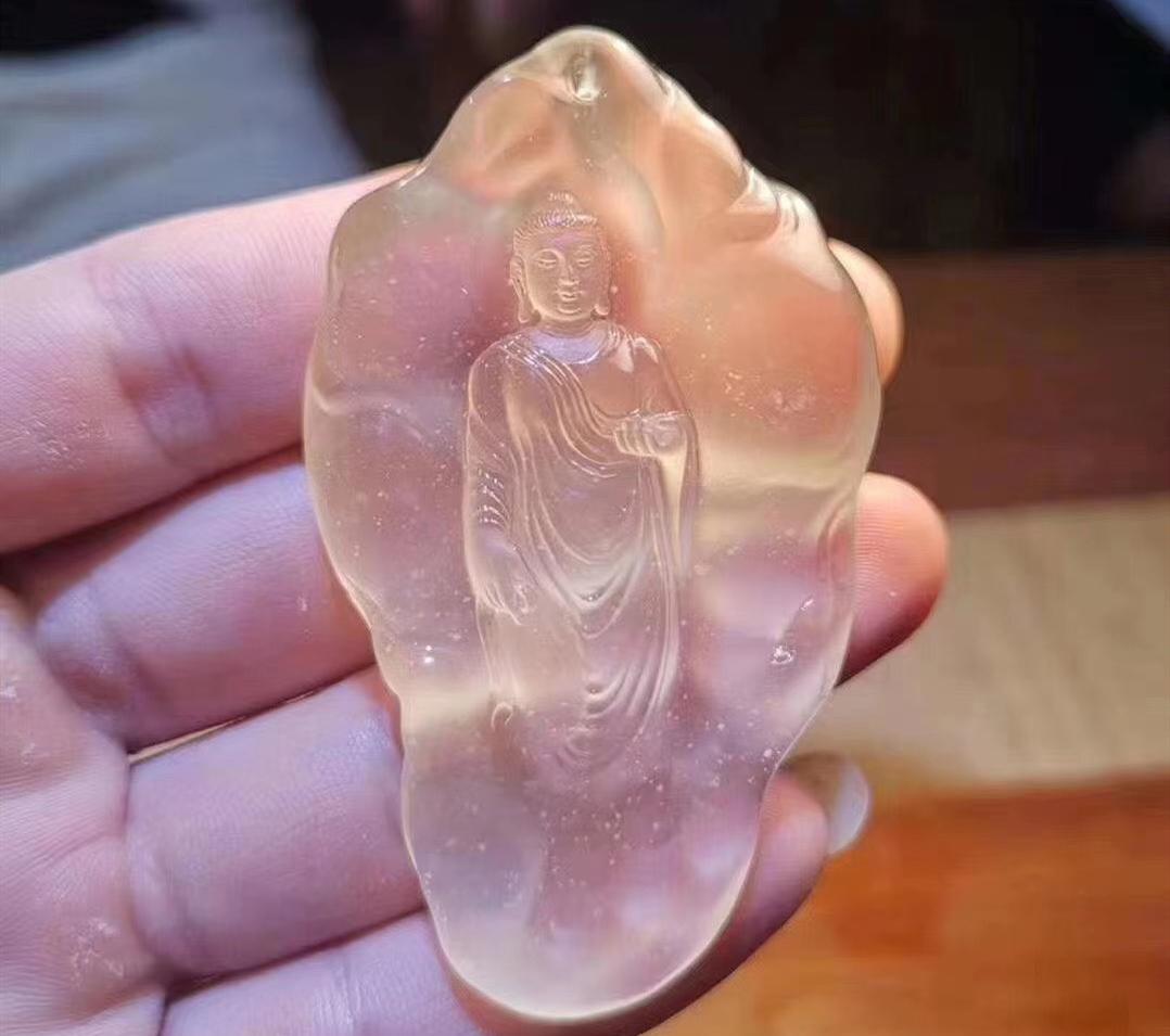 翡翠|这两块翡翠料子太清爽了,女人都爱不释手