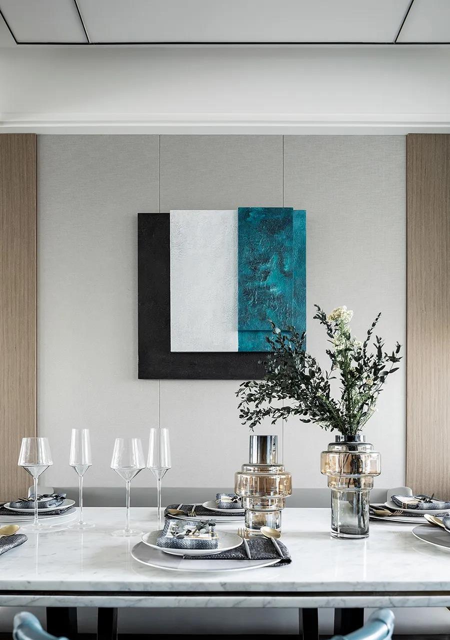 『购房置业』130平的现代风，干净又整洁，知性又优雅，太美了！等买房照着装