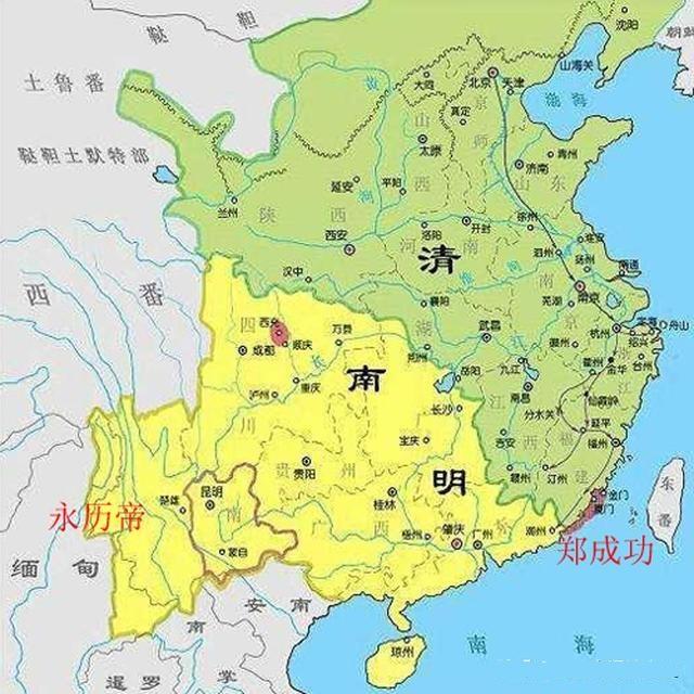 郑成功■郑成功的势力范围最大的时候有多大？