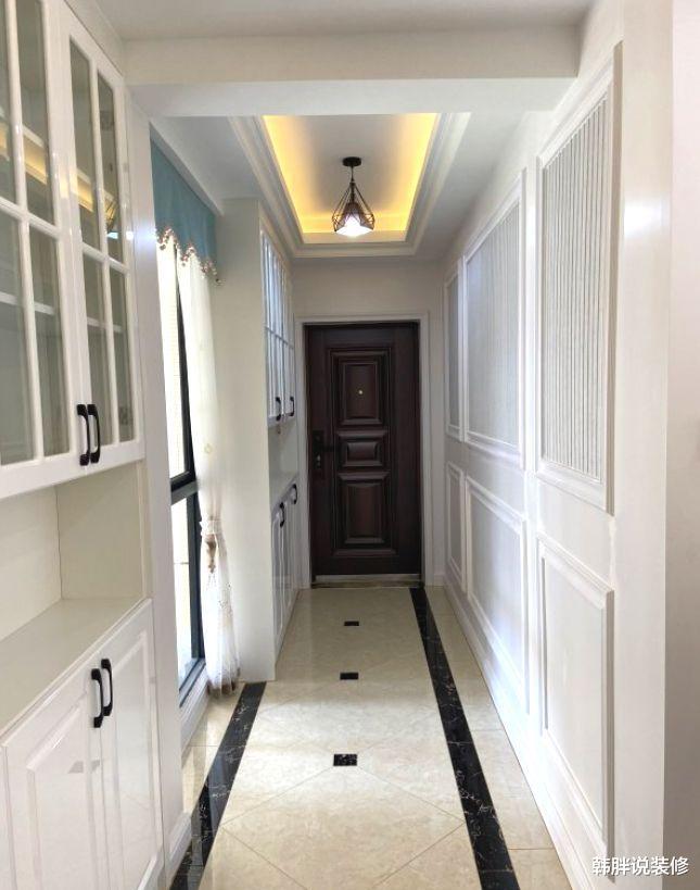 『』硬装砸了30万的新房，140㎡大三房，5米长的玄关走廊，谁见过？