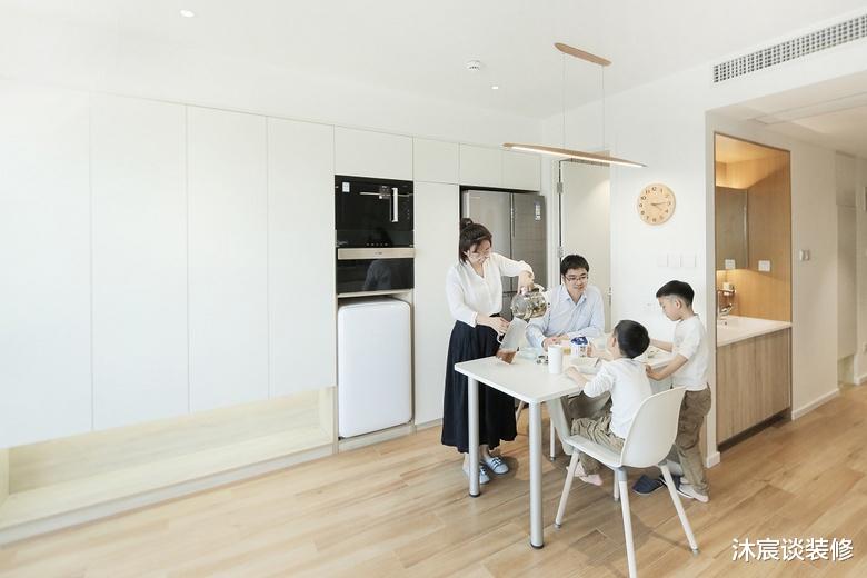 |越来越多人去客厅化设计，像她家这样装修，59㎡住4口人非常舒适