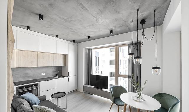 ▲麻雀虽小五脏俱全，30㎡单身公寓这样装，不比别人家精装修差多少