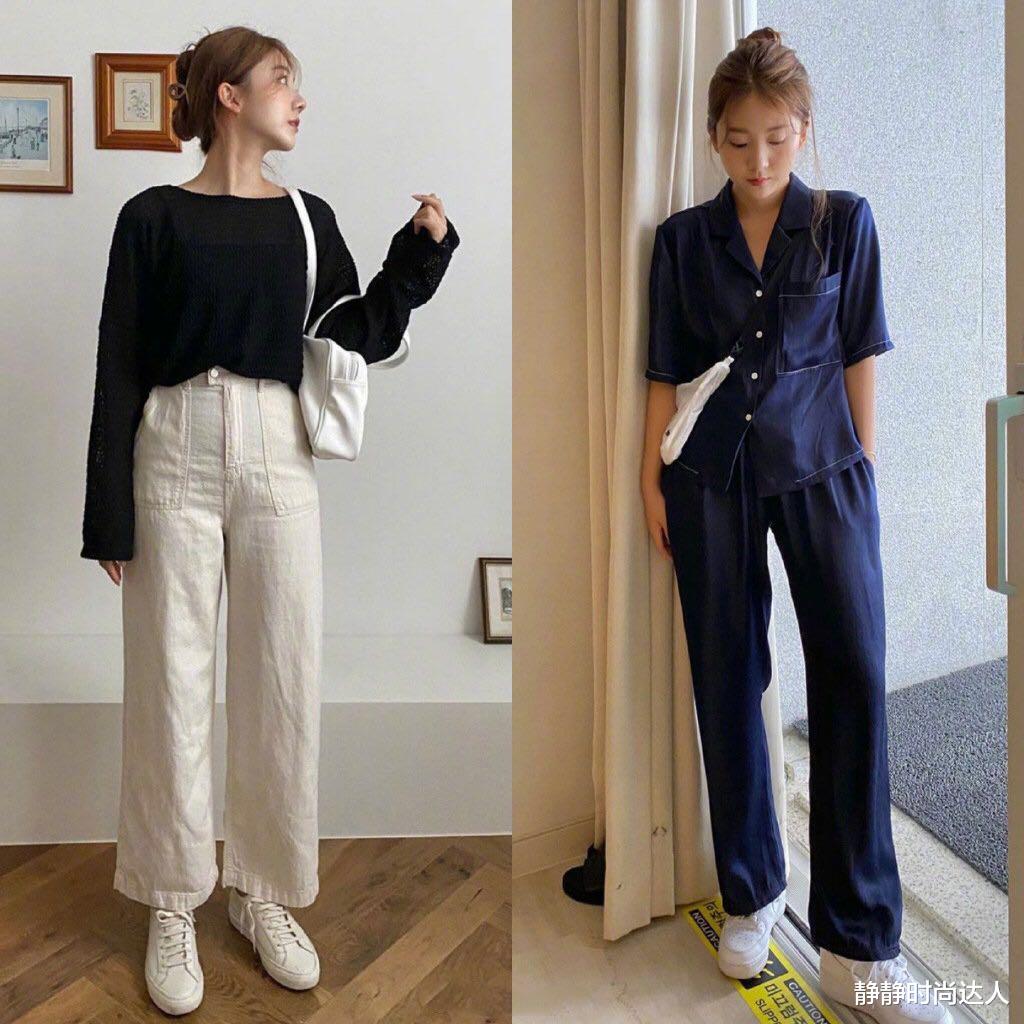 运势|早秋韩式穿搭太美了，休闲中有点小慵懒，穿起来养眼舒适