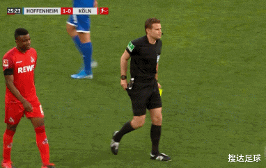 【var】德甲VAR立功了！21岁新星犯规后和对手有说有笑，2分钟后彻底绝望