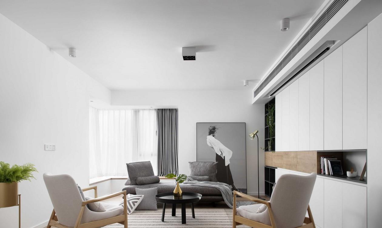 【】“去电视化”+留白设计,删繁就简,她的家美得恰到好处!