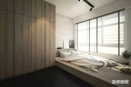 |卧室里不要放大床，装这种地台床更省钱实用美观，不得不感叹聪明