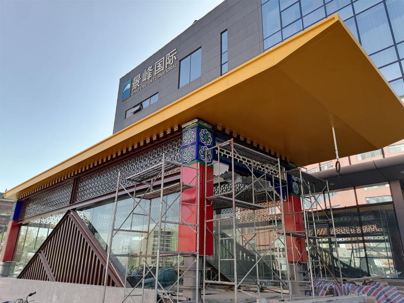 太原日报|太原地铁2号线大南门站出入口基本建成 仿古风格充满古香古色