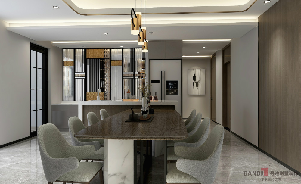 |360㎡现代轻奢设计,效果堪称样板间,见过的人没有说不好看的!