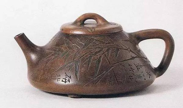 般若@紫砂壶的刻绘,散发着文人气