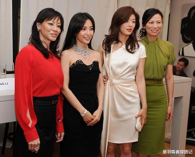 #全智贤#全智贤这气质真是绝了，身高碾压李冰冰，把邓文迪衬得土气又大妈