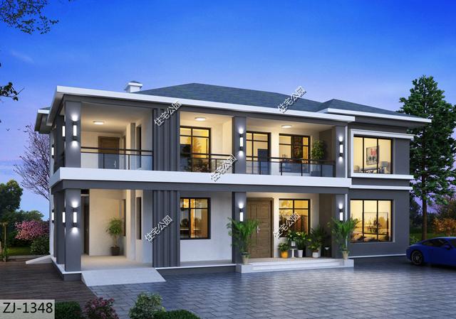 []农村现代风格自建房，15米X11米，砖混结构只要40万盖起来？