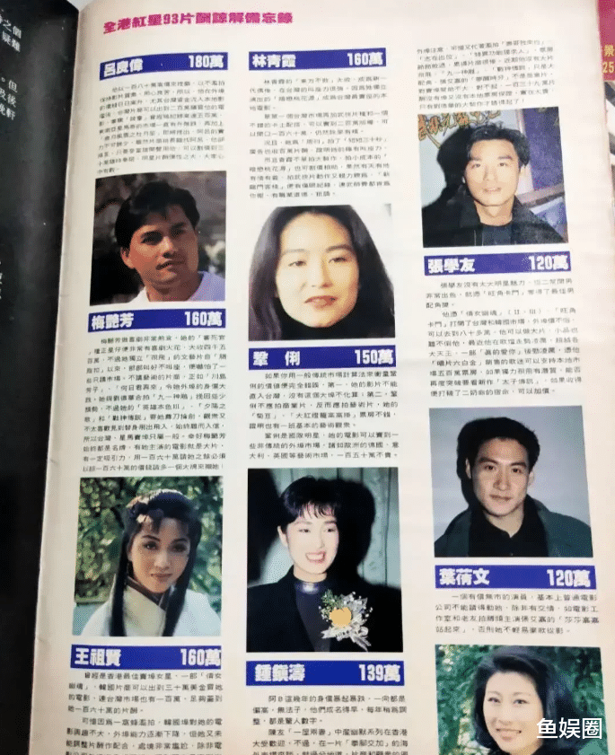 刘德华|“红的过黎明吗？”93年刘德华的片酬居然是黎明的8倍？