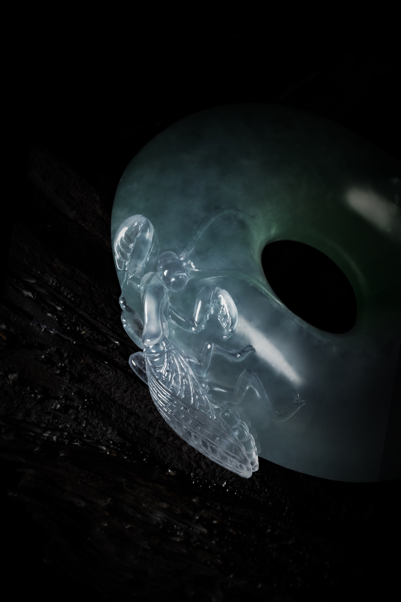 老虎|加龙翡翠玉雕创作——《三思而后行》