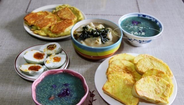 豆腐：晒晒我家一周早餐，每天都有新花样，网友：几十岁了没这样吃过