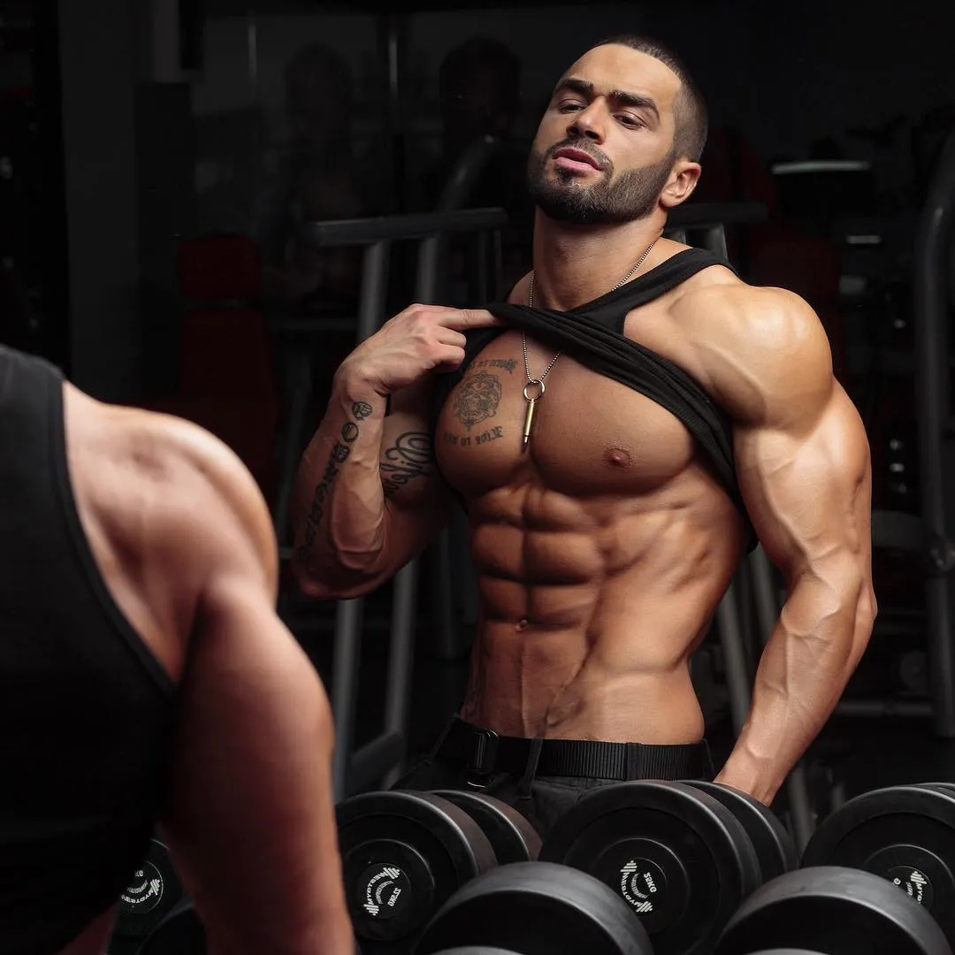 健身▲健身圈公认最牛X的6块、8块、10块腹肌男模