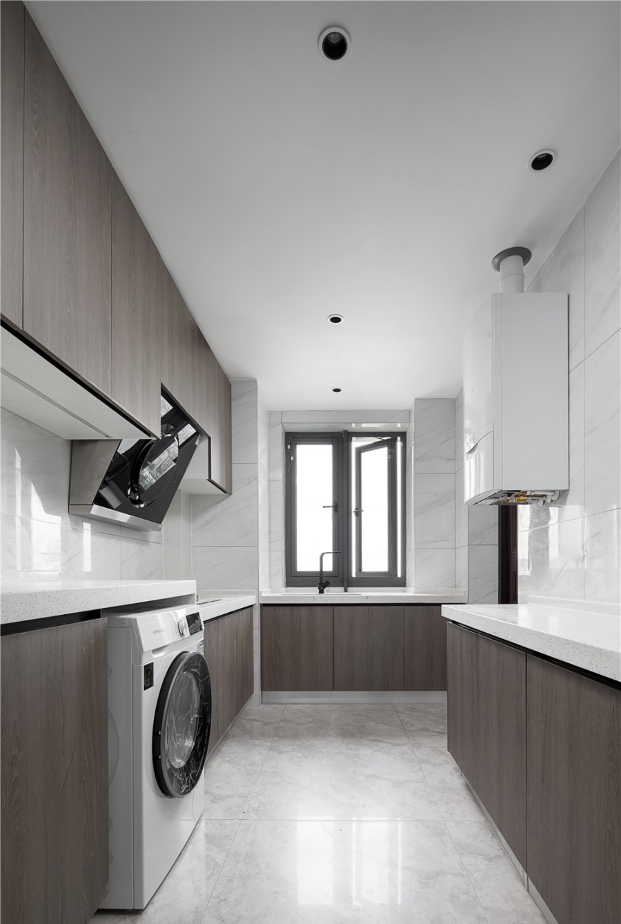 设计师|160㎡极简风，全房无主灯、无门槛石，简洁到极致！