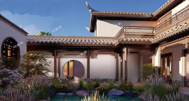 |24张图赏黄石徐总奢华中式庭院别墅,室内装修绝了