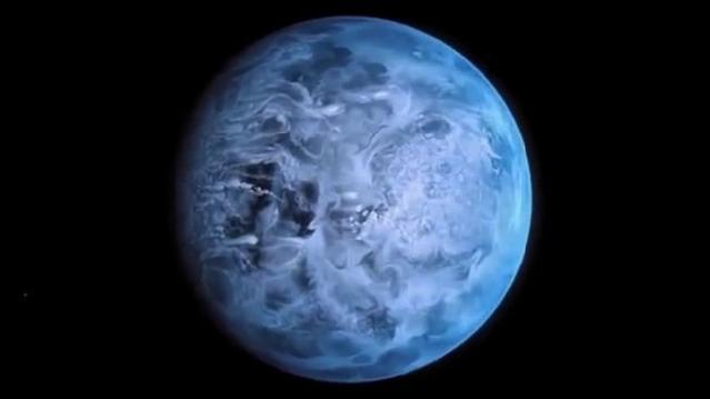 #蓝色星球#天文学家在茫茫宇宙中发现了一颗蓝色星球，可惜这里是蓝色地狱