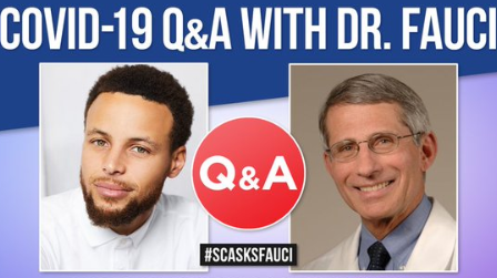 意大利队@库里直播对话“美国钟南山”！5万人观看奥巴马也在