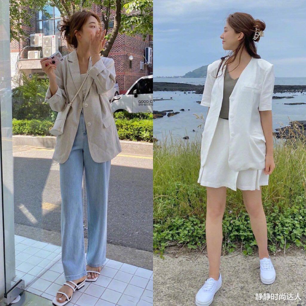 运势|早秋韩式穿搭太美了，休闲中有点小慵懒，穿起来养眼舒适