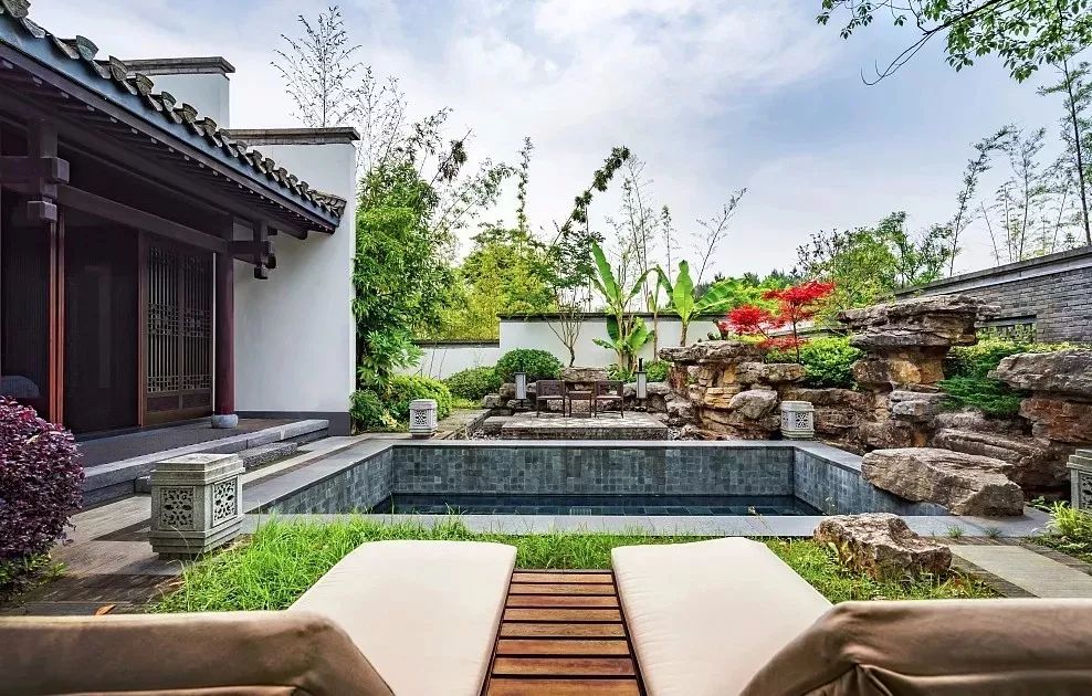 超有质感的中式庭院