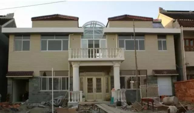 40万建兄弟双拼别墅, 8个月完工, 还带阳光房