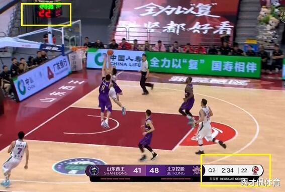 陈培东：追风少年！山东新星3秒奔袭28米连过5人上篮，杨毅：裁判还漏判犯规了