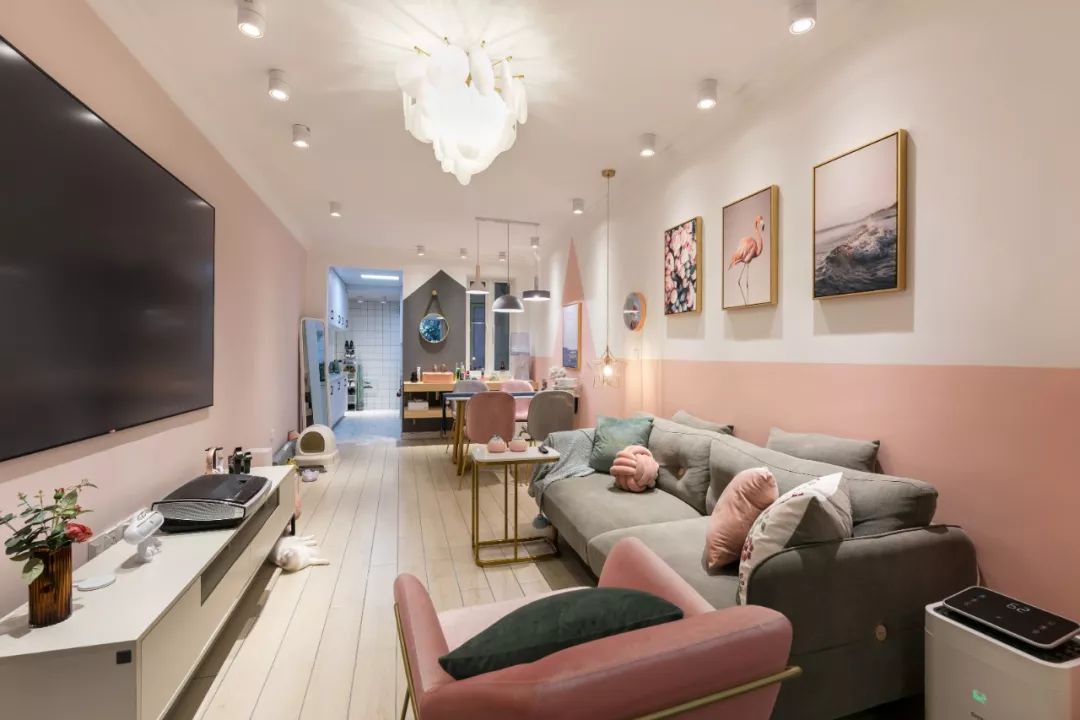 『』90后妹子买下60㎡老破小，重新布局，变身时尚单身公寓！太温馨了