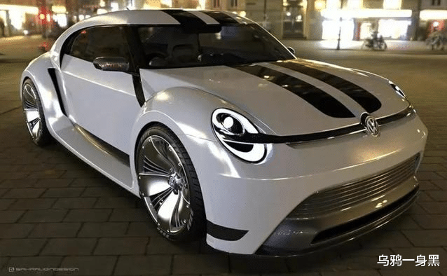 大众甲壳虫|新“甲壳虫”曝光，比奔驰smart帅气，惊艳夸张，不输宝马MINI！