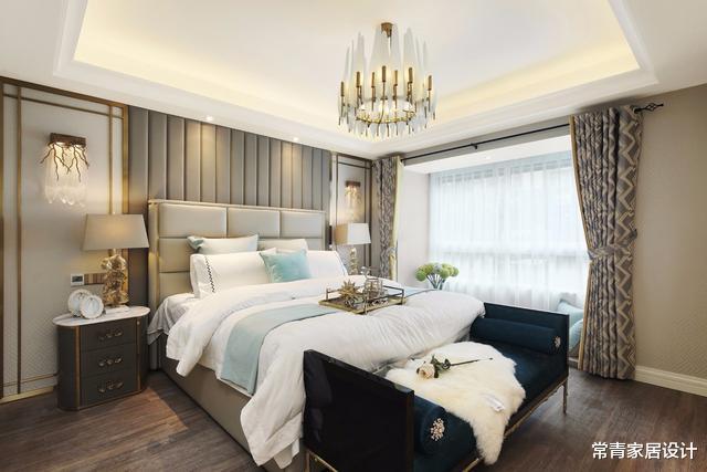 ▲爆改160㎡平层，次卧变衣帽间，餐厅岛台一体，新中产的轻奢美宅