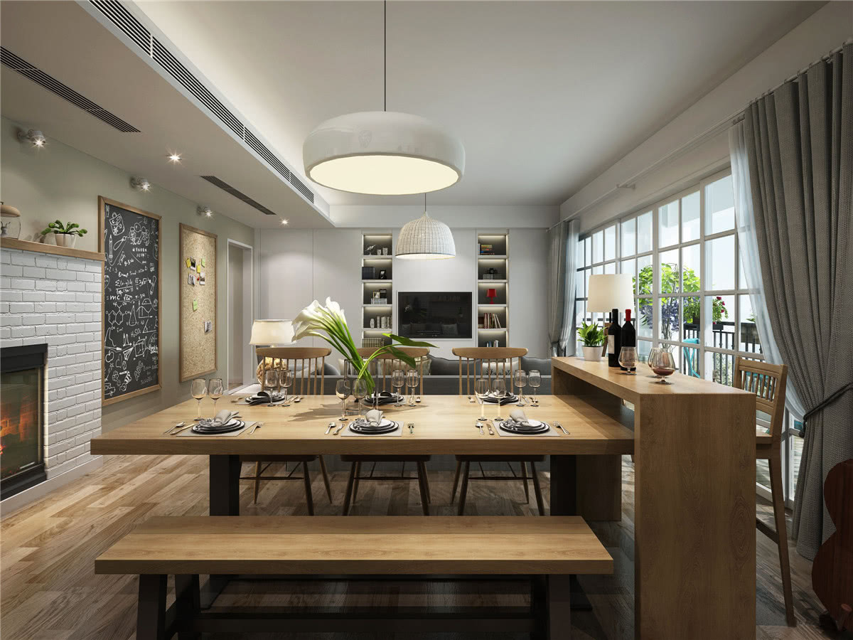 []文艺北欧风四居室，把家装成了诗的远方，特别是长长的玄关好美！