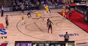 湖人队|湖人是不是5打8不知道，老詹快被克劳德打残了是真的！最后JB他被......