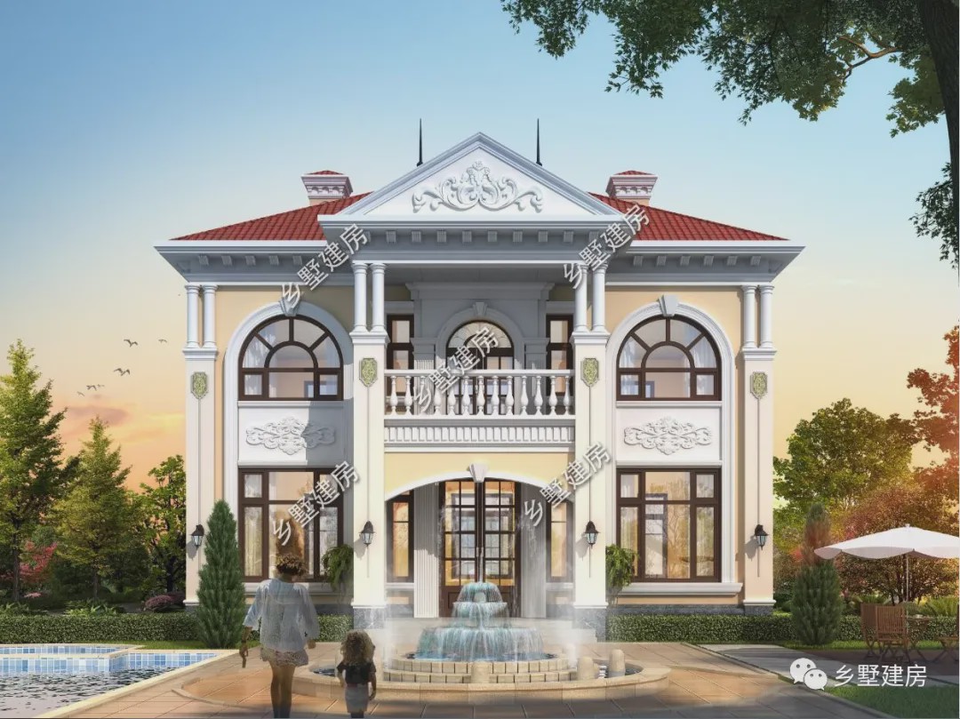 「」3款巴洛克风格别墅,外观大气奢华,建一栋骄傲一辈子