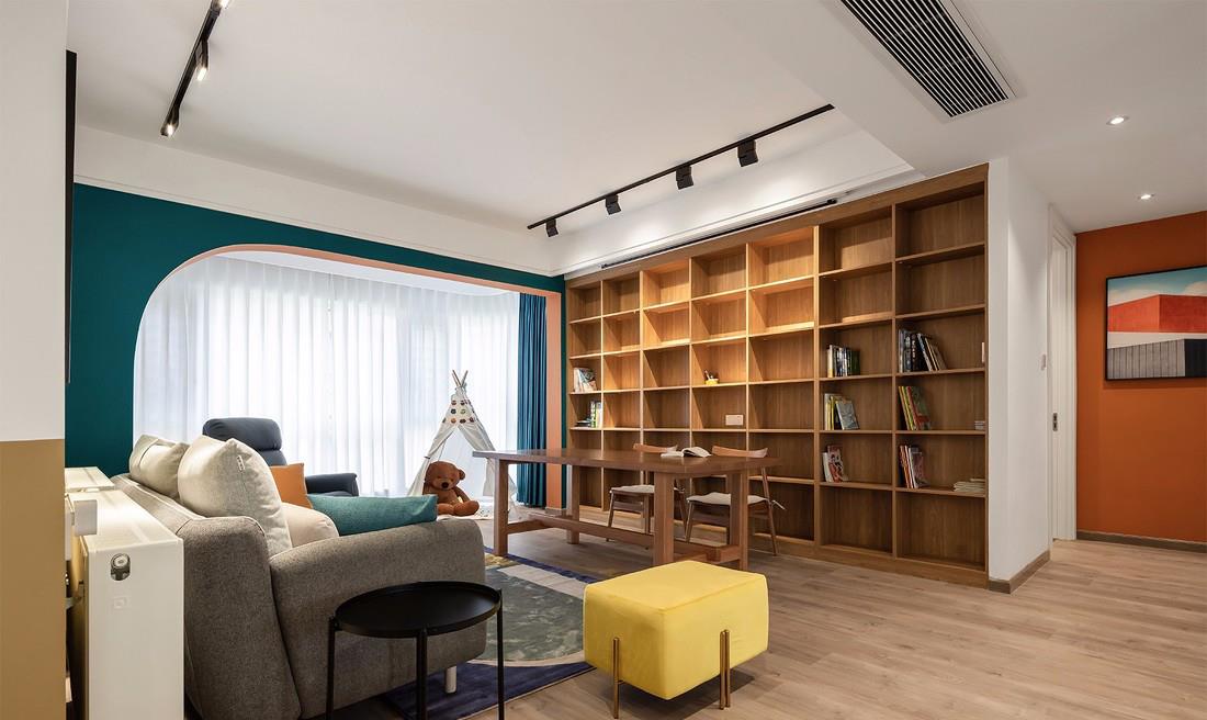 |越来越多人选择打通厨房，不做电视墙，学他家这么装，太有品味了