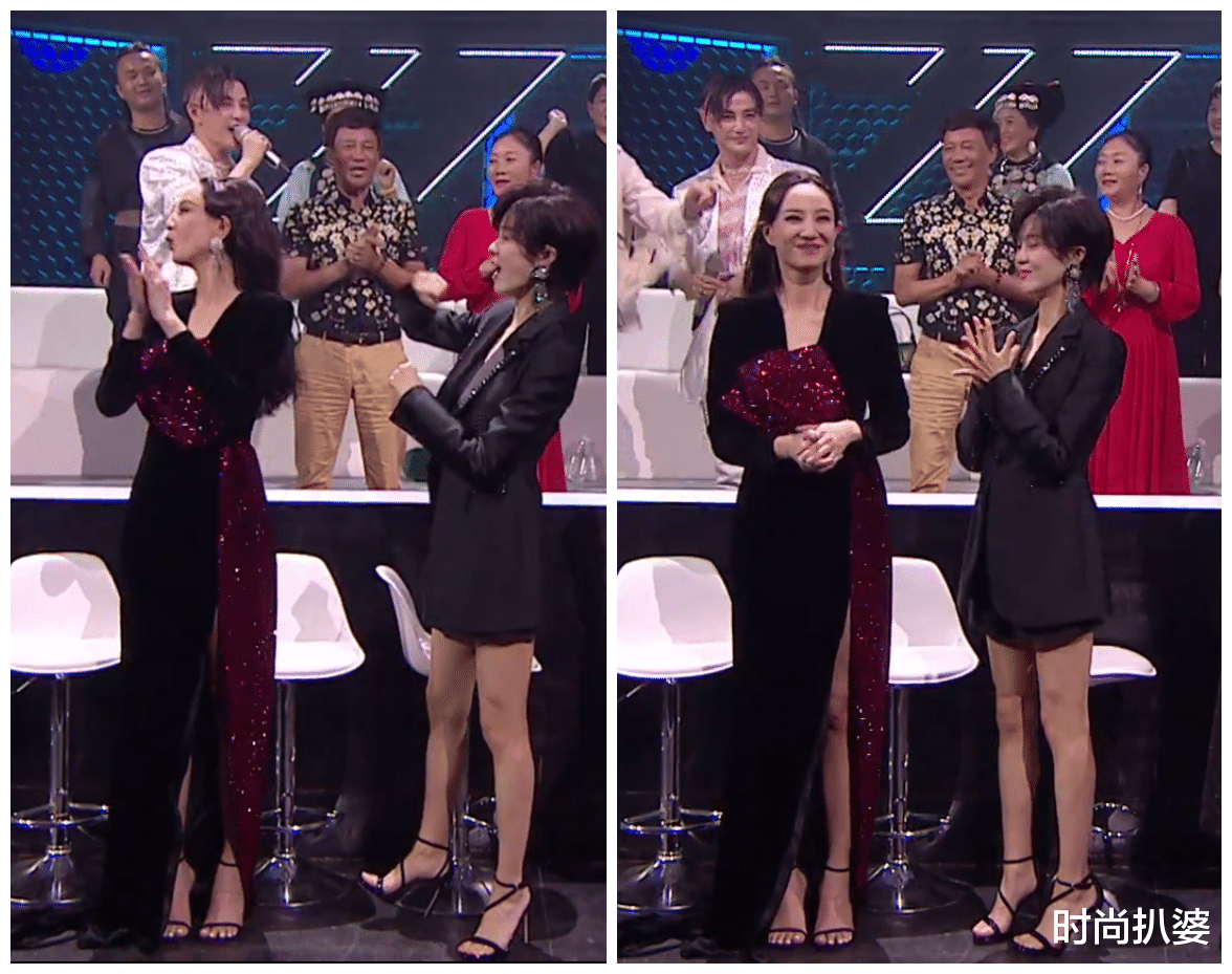 姐姐|姐姐成团夜造型，蓝盈莹发型油腻，万茜香奈儿不敌阿朵民族风抢镜