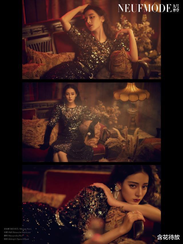 迪丽热巴|迪丽热巴大片来袭，一架钢琴一朵玫瑰，宛如油画中走出的世纪公主