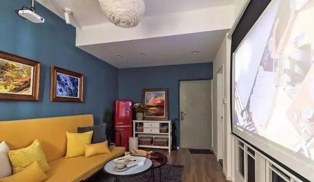 【】40平方超小户型装修案例，冷暖配色，光线充足，一个知性的小家