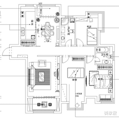 ▲141平米三室两厅创意装修！新中式风格装修，太有感觉太美了吧