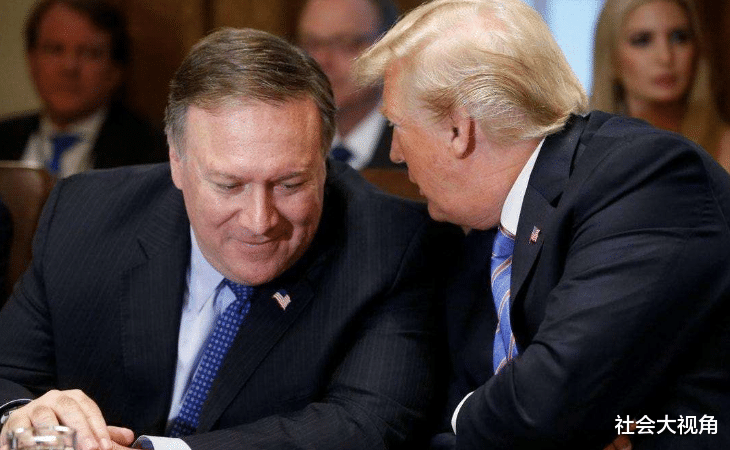 #特朗普#美国国务卿蓬佩奥被调查，特朗普这次开心了，终于找到人背锅了！