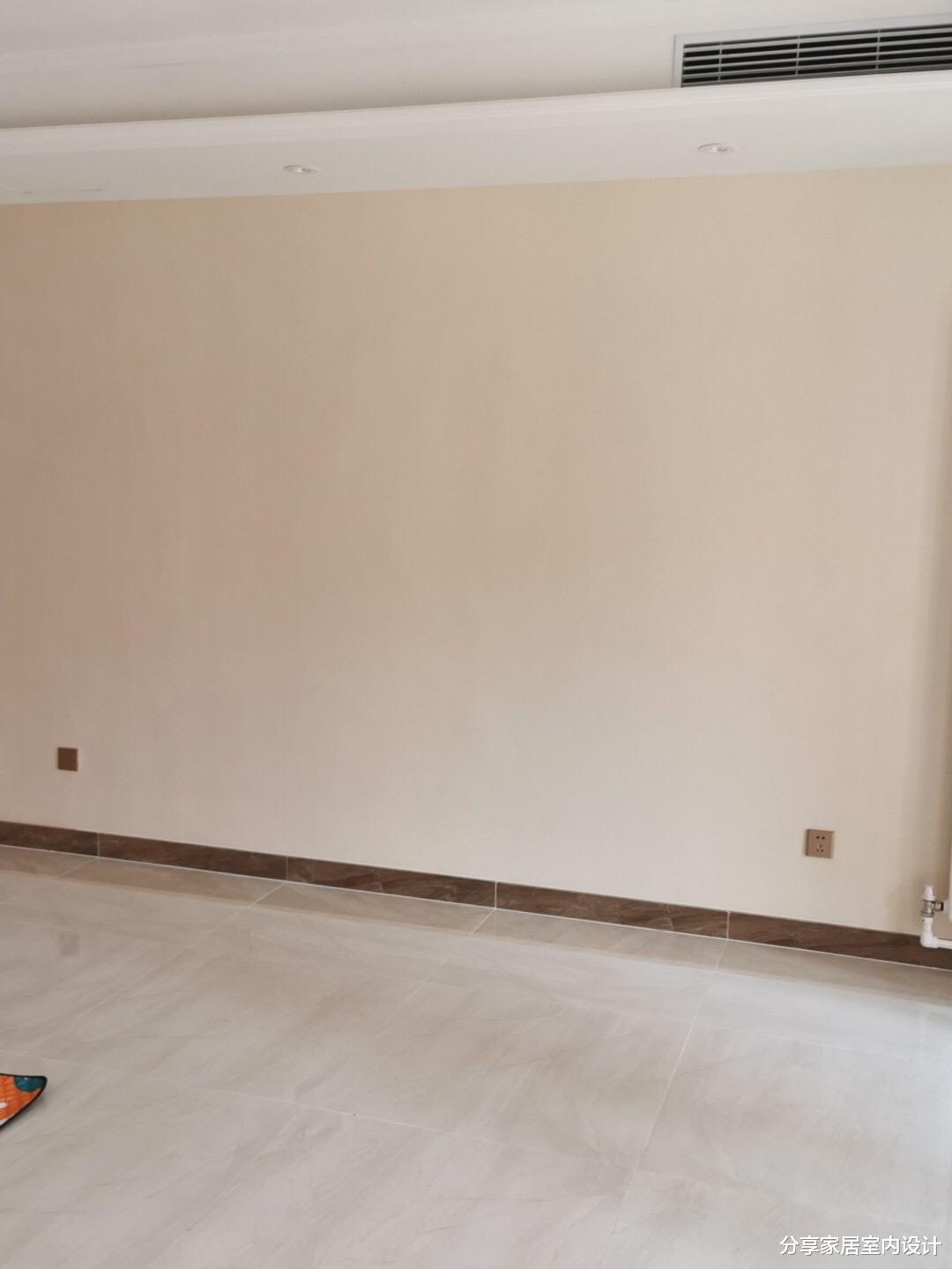 「」等了两年半，精装房终于交付，整体效果还不错，尤其是电视墙！