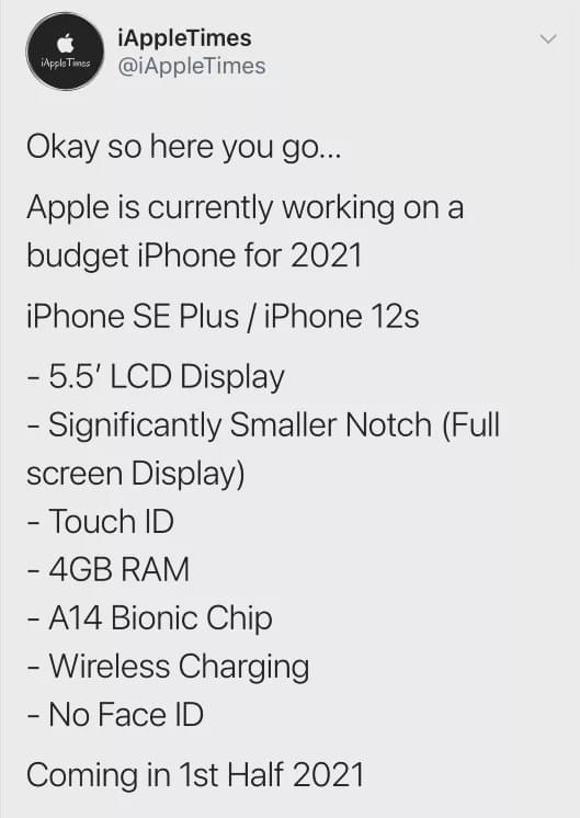 iPhone SE|苹果 iPhone SE Plus 要来了,价格比12便宜!