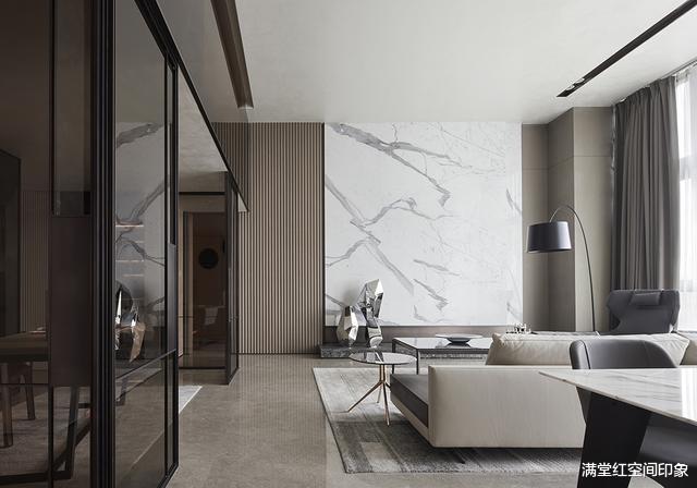|200平的空间设计，简约却不简单，满满的细节，这样装才阔气