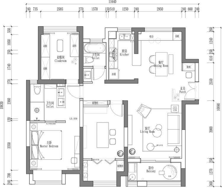 |她125㎡的房子，一进屋仿佛整个人都放松了下来，餐厨设计最有品