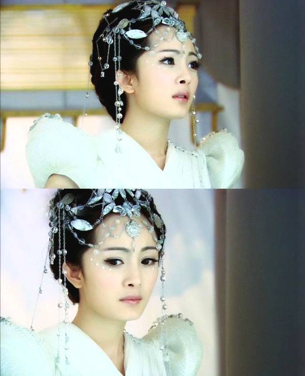 阿娇|戴抹额的古装美人，关晓彤显老，杨幂超仙，看到阿娇：仙女下凡？