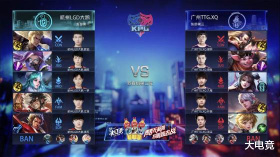 『洛杉矶』KPL春季赛：广州TTG.XQ 4: 2 杭州LGD大鹅 晋级败者组第四轮！