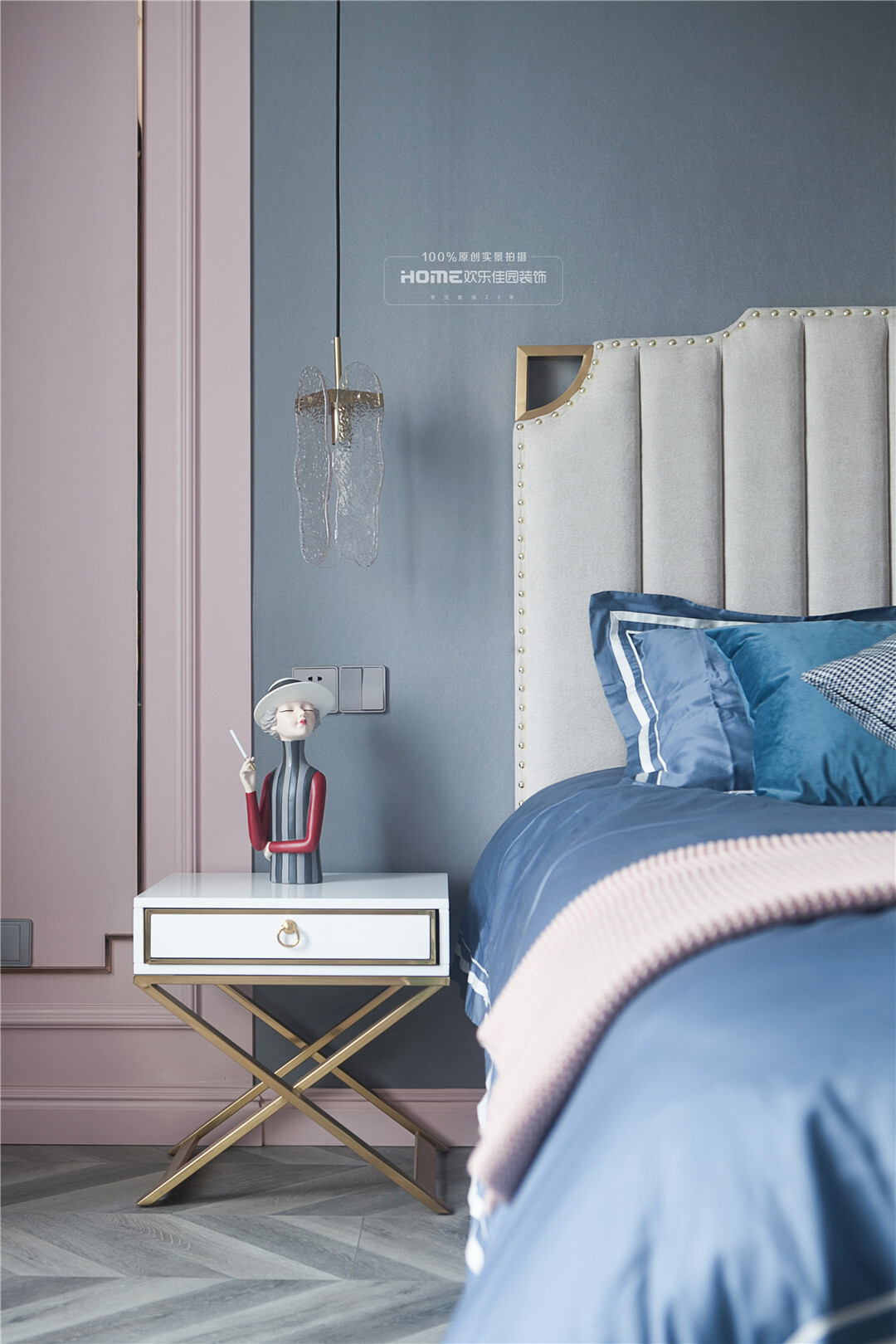 |200平美式轻奢婚房,前卫而精致,满满的小资情调